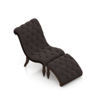 sillón isométrico aislado 3d render png