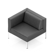 chaise isométrique rendu isolé 3d png