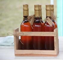 craft liquor bottles photo