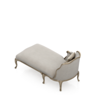 sillón isométrico aislado 3d render png