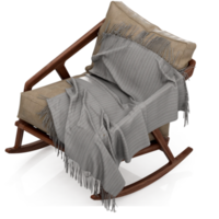 sillón isométrico aislado 3d render png