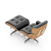 sillón isométrico aislado 3d render png