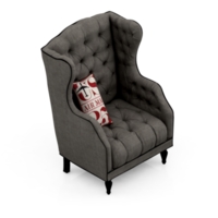 sillón isométrico aislado 3d render png