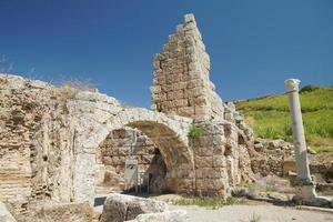 Perge Ancient City in Antalya, Turkiye photo