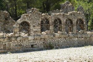 ciudad antigua de olympus en kumluca, antalya, turkiye foto