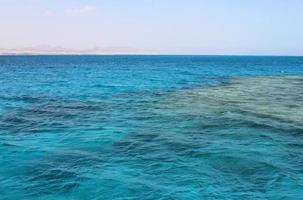 paisaje desde el mar en egipto hurghada foto