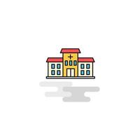 Flat Hospital Icon Vector