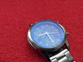 Mechanical quartz wrist watch for men photo