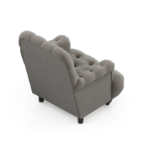 sillón isométrico aislado 3d render png