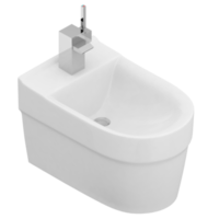 Isometric bathroom items 3D isolated render png