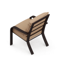 chaise isométrique rendu isolé 3d png