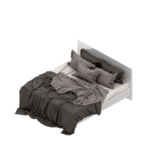 isometrisches schlafzimmer 3d rendern png