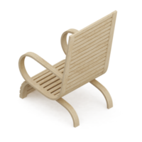 Isometric Chair 3D isolated rendering png