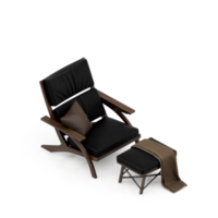 sillón isométrico aislado 3d render png