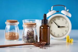 Alternative herbal medicine and homeopathy concept photo