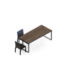 Isometric Table Set 3D render png