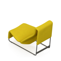 chaise isométrique rendu isolé 3d png