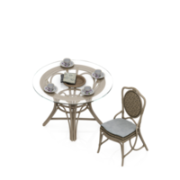 isometrische tafel reeks 3d geven png