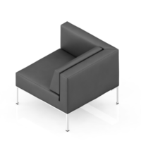 Isometric Chair 3D isolated rendering png