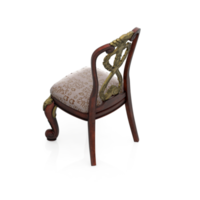 Isometric Chair 3D isolated rendering png