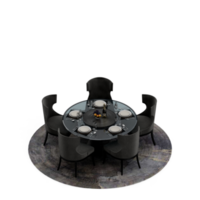 renderização 3d de mesa isométrica png