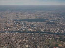 Aerial view of Paris photo