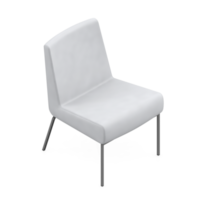 Isometric Chair 3D isolated rendering png