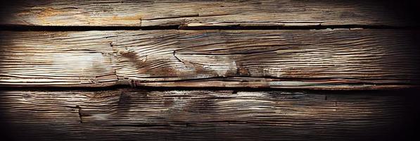 Empty wooden table in front of its background. photo