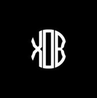 Diseño creativo abstracto del logotipo de la letra xdb. diseño único xdb vector