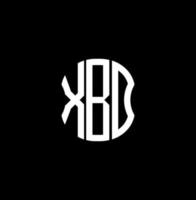 Diseño creativo abstracto del logotipo de la letra xbd. diseño único xbd vector