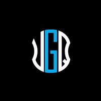 UGQ letter logo abstract creative design. UGQ unique design vector