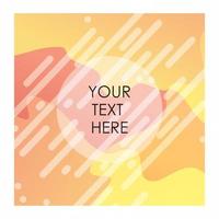 Colorful background with typography vector