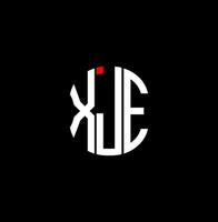 diseño creativo abstracto del logotipo de la letra xje. xje diseño unico vector