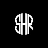 SHR letter logo abstract creative design. SHR unique design vector