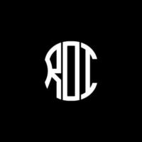 diseño creativo abstracto del logotipo de la letra rdi. diseño único rdi vector
