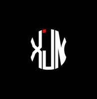 Diseño creativo abstracto del logotipo de la letra xjn. xjn diseño único vector