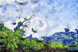 Digital Illustration Beautiful Abstract Vibrant Background photo