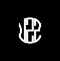 diseño creativo abstracto del logotipo de la letra uzz. diseño unico uzz vector