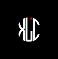 XLC letter logo abstract creative design. XLC unique design vector