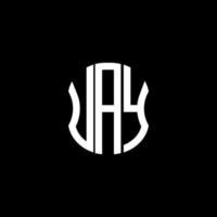 UAY letter logo abstract creative design. UAY unique design vector