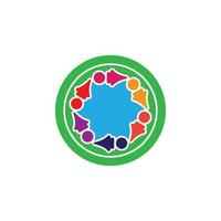 Community, network and social icon vector