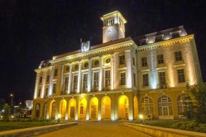 Municipal House, city hall of Sliven at night photo