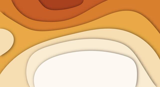 plantilla de arte de corte de papel 3d moderno y elegante con fondo de formas de curva abstracta para volante, pancarta, presentación y póster vector