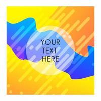 Colorful background with typography design vector