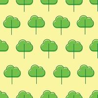 Tree icon with ecology concept seamless pattern background for template, poster vector