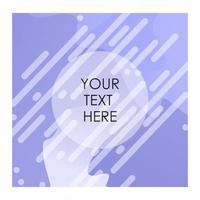 Purple and white background with typography vector