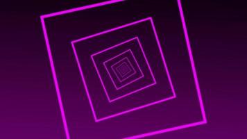 Infinite square loop able background animation video