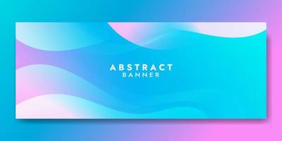 Abstract Blue Fluid Wave Background vector