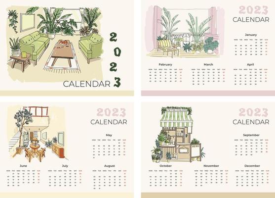 Calendar 2023 Vector Art Icons And Graphics For Free Download Calendar 2023 Vector Art Icons And Graphics For Free Download