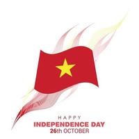 Vietnam independence day design vector
